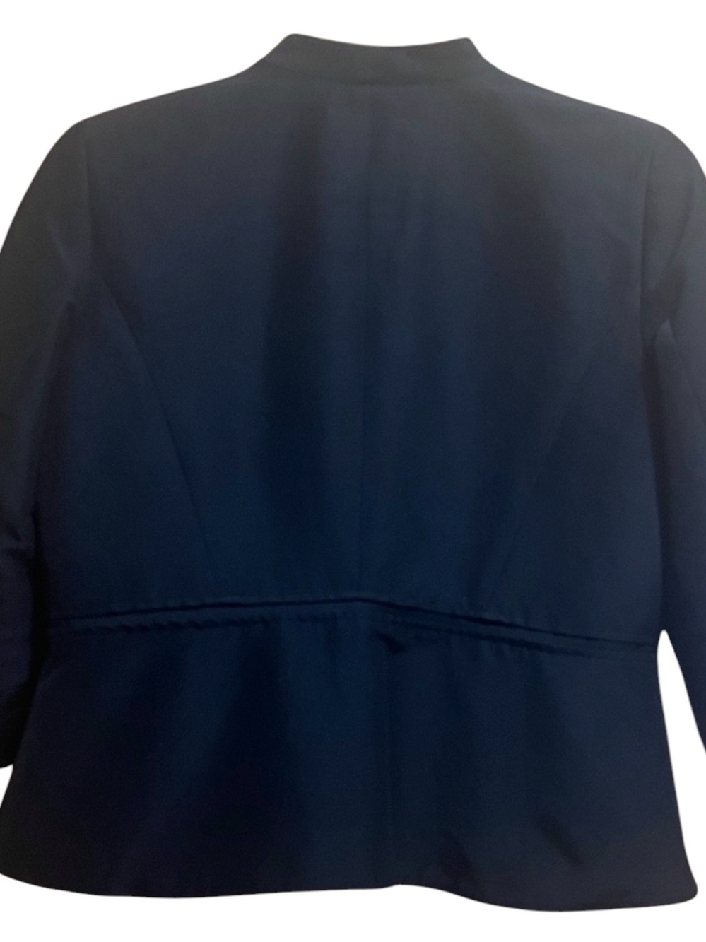 Talbots Petites Women's Elegant Dark Blue Blazer Size 16P - Picture 5 of 6